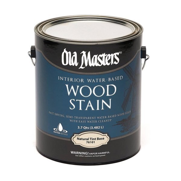 Old Masters Semi-Transparent Natural Water-Based Latex Wood Stain 1 gal, Old Master, Mfr#: 76101